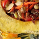 Lentil And Quinoa Stuffed Acorn Squash